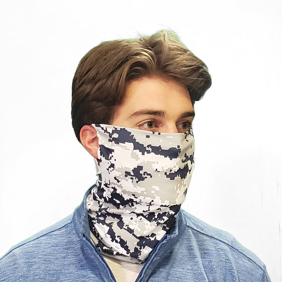 Navy Camo Gaiter